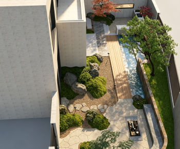New Chinese Style Courtyard/landscape-ID:962675096