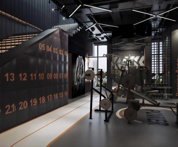 Industrial Style Gym-ID:749943979