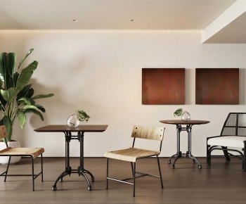 Industrial Style Leisure Table And Chair-ID:838246111