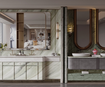 Modern Bathroom Cabinet-ID:742189942