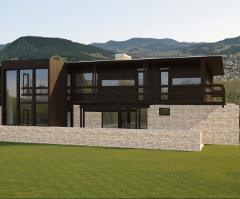 Modern Appearance Of Commercial Building-ID:227185969