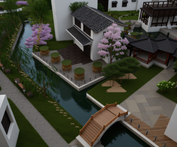 New Chinese Style Commercial Street-ID:957309012