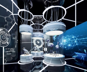 Modern Exhibition Hall-ID:594499111