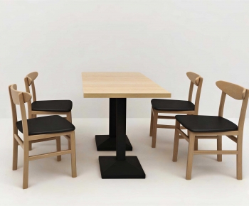 Nordic Style Dining Table And Chairs-ID:793998966