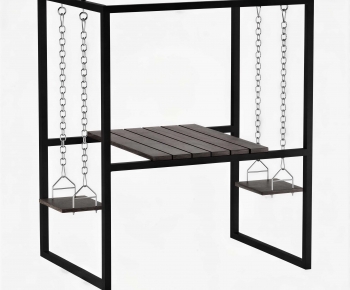 Industrial Style Leisure Table And Chair-ID:977720987