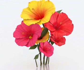 Modern Flowers And Grass-ID:398839001
