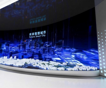 Modern Exhibition Hall-ID:618302117