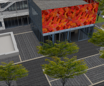 New Chinese Style Commercial Street-ID:554050924