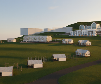 Modern Appearance Of Commercial Building-ID:650688898