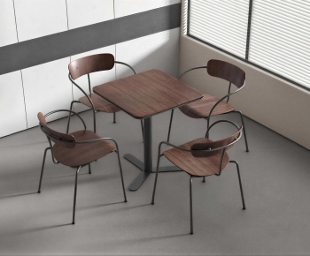 Industrial Style Leisure Table And Chair-ID:427123076