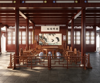 Chinese Style A Living Room-ID:839818957