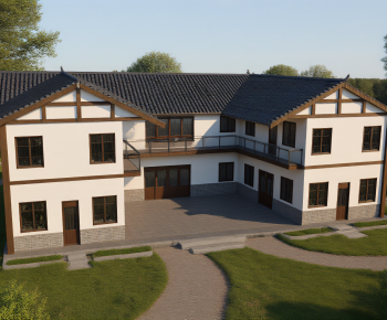 New Chinese Style Appearance Of Commercial Building-ID:727626094