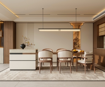 New Chinese Style Dining Room-ID:779222019