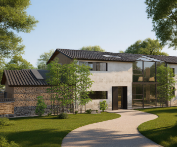 Modern Appearance Of Commercial Building-ID:116518977