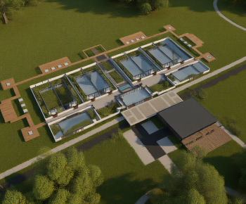 Modern Appearance Of Commercial Building-ID:875699566