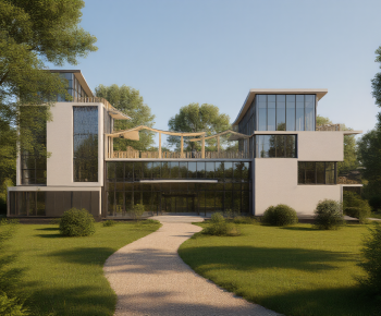 Modern Appearance Of Commercial Building-ID:868943939