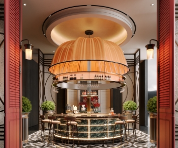 现代轻奢酒店大厅-3722561
