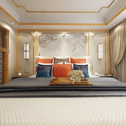 New Chinese Style Bedroom-ID:713833311