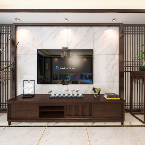 New Chinese Style A Living Room-ID:243517288