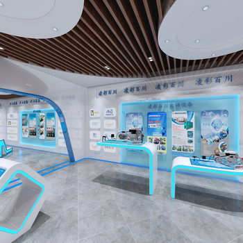 多全景-现代科技展厅-模型ID【234723】