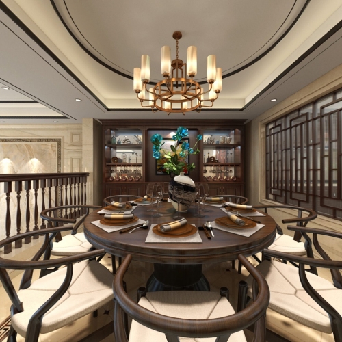 New Chinese Style Dining Room-ID:149649413