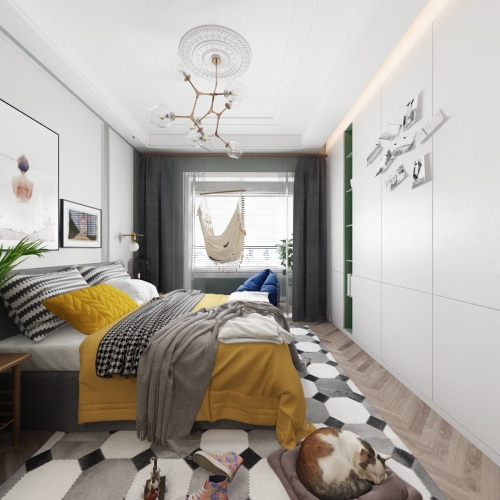Nordic Style Bedroom-ID:602879118
