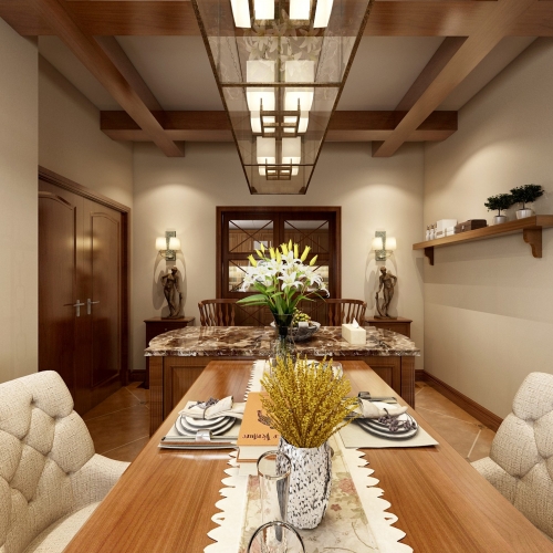 American Style Dining Room-ID:165245833