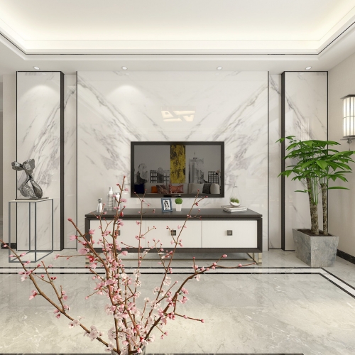 New Chinese Style A Living Room-ID:270862648