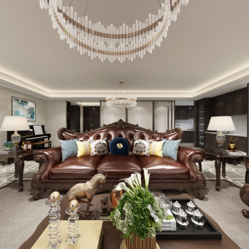 American Style A Living Room-ID:738865954