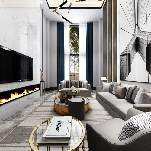 Modern A Living Room-ID:817573178