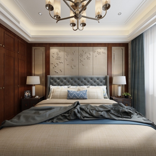Simple European Style Bedroom-ID:109068741