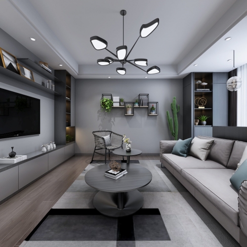 Modern A Living Room-ID:913936368