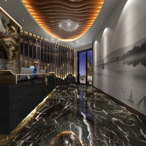 New Chinese Style Lobby Hall-ID:578836919