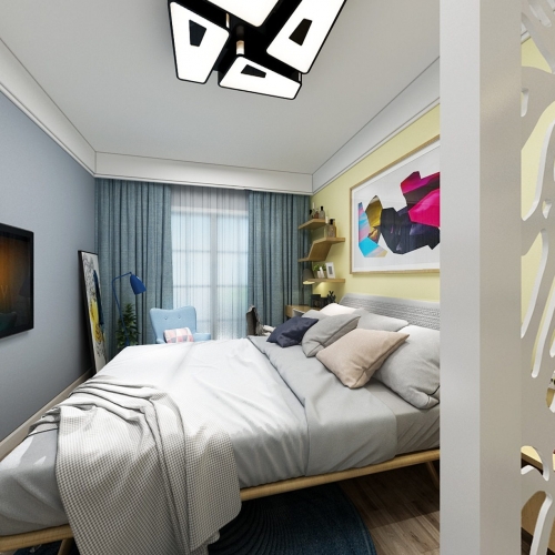 Nordic Style Bedroom-ID:526087459