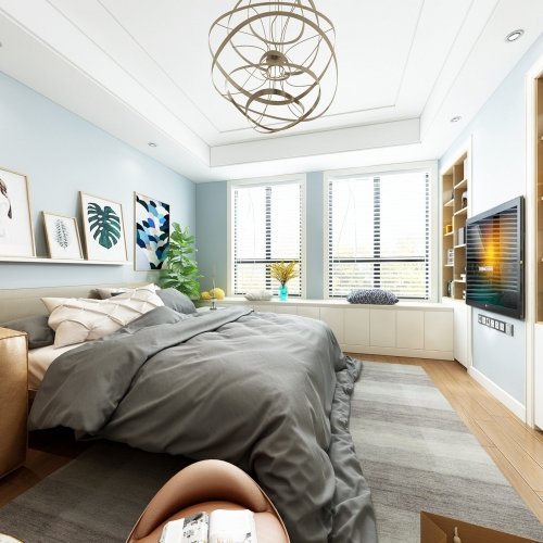 Nordic Style Bedroom-ID:734966476
