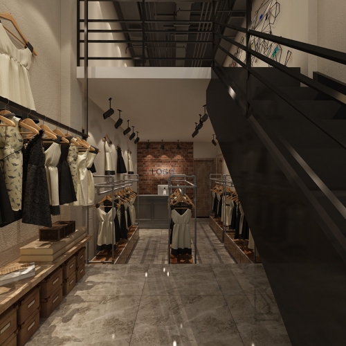 Industrial Style Clothing Store-ID:319883916