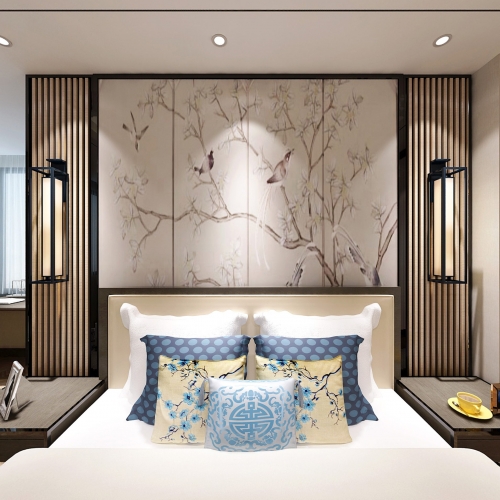 New Chinese Style Bedroom-ID:533818293