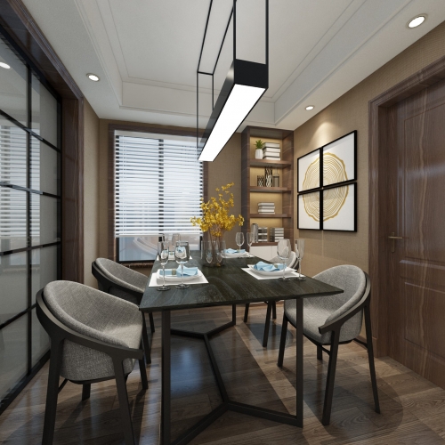 New Chinese Style Dining Room-ID:959686958