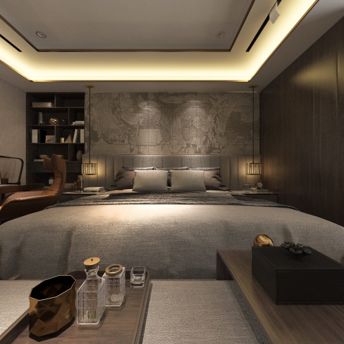 New Chinese Style Bedroom-ID:288069856