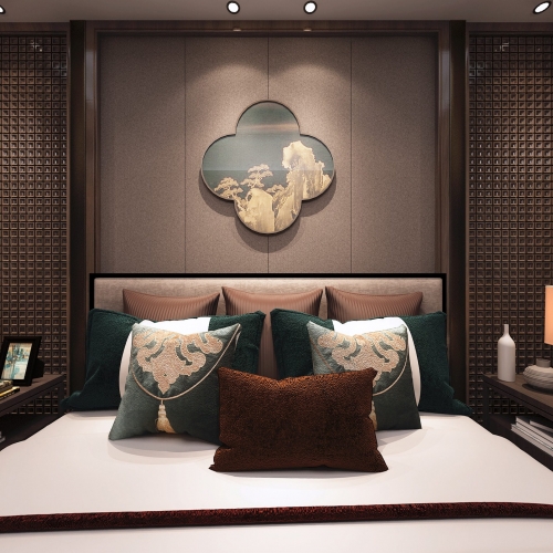New Chinese Style Bedroom-ID:156246187