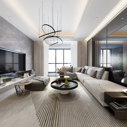 Modern A Living Room-ID:263324648