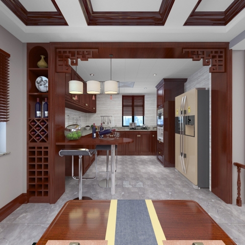 New Chinese Style Dining Room-ID:900085657