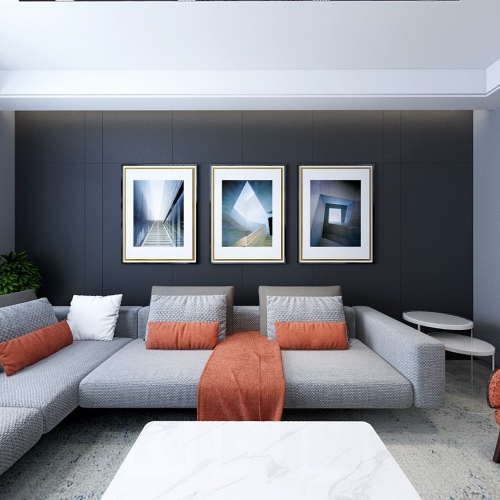 Modern A Living Room-ID:433042858