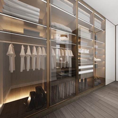 Modern Clothes Storage Area-ID:981610931