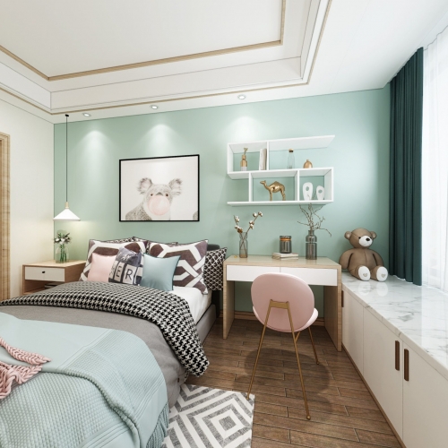 Nordic Style Bedroom-ID:858942727