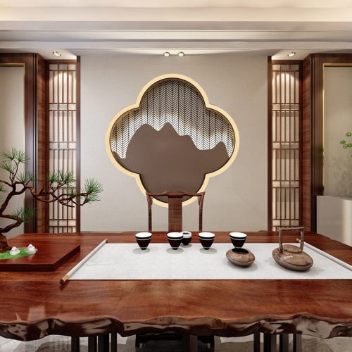 New Chinese Style Tea House-ID:765804346