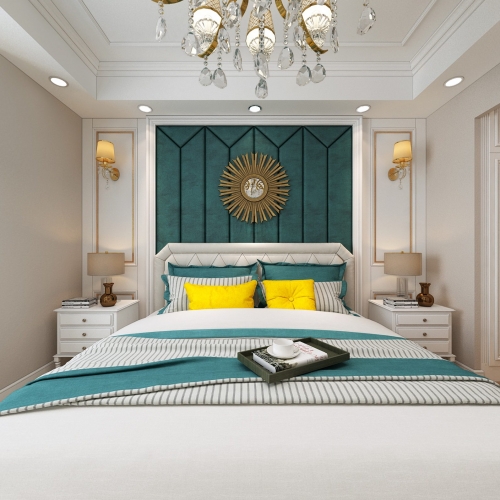 Simple European Style Bedroom-ID:211489523