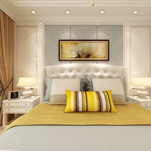 Simple European Style Bedroom-ID:920082997
