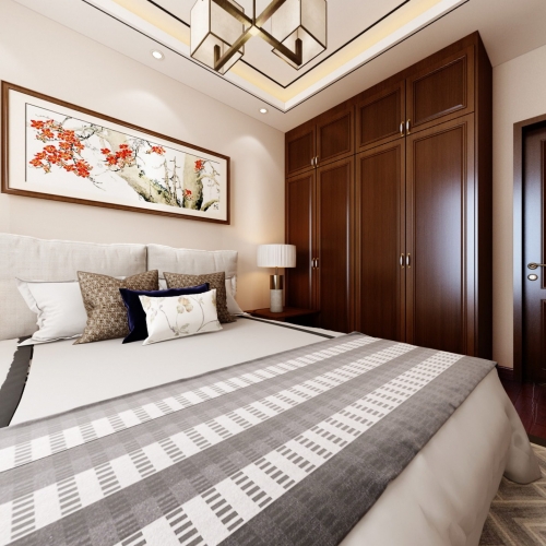 New Chinese Style Bedroom-ID:860771887