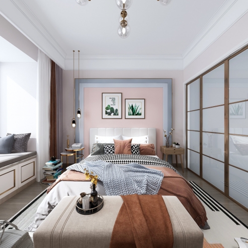 Nordic Style Bedroom-ID:931552196